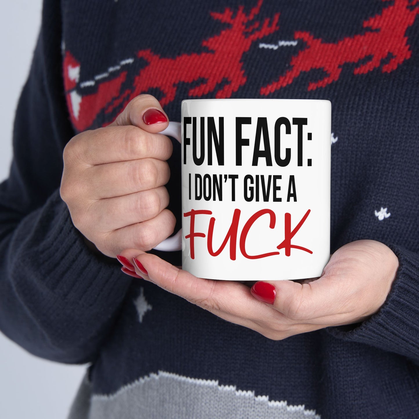 Adult Mug - Fun Fact I Don't Give a Fuck