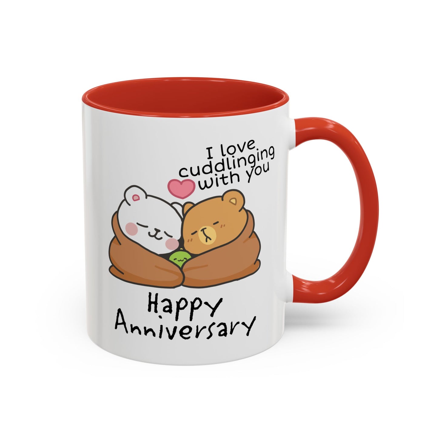 Anniversary Mug - I Love Cuddling With You