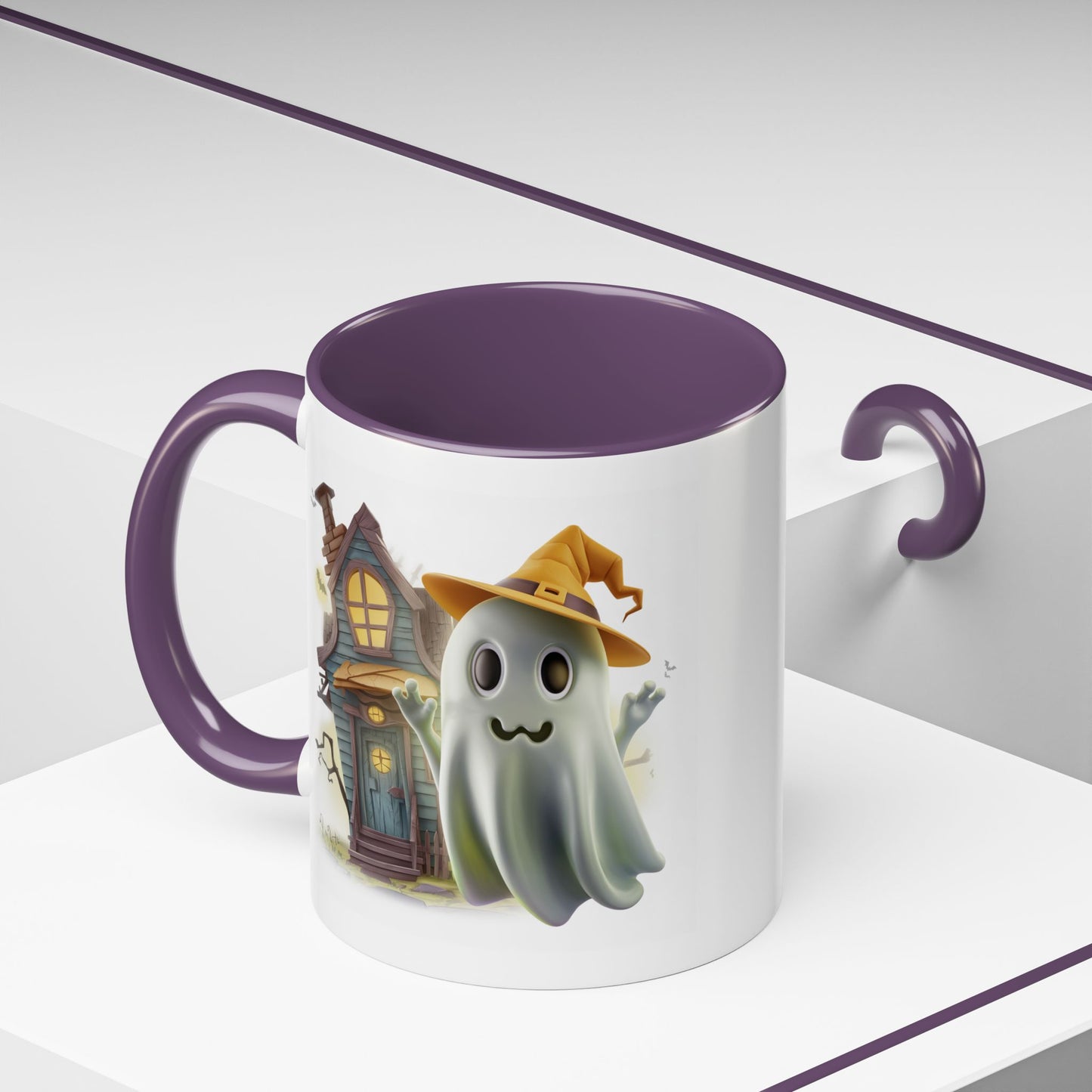 Halloween Mug - Spooky Ghost House