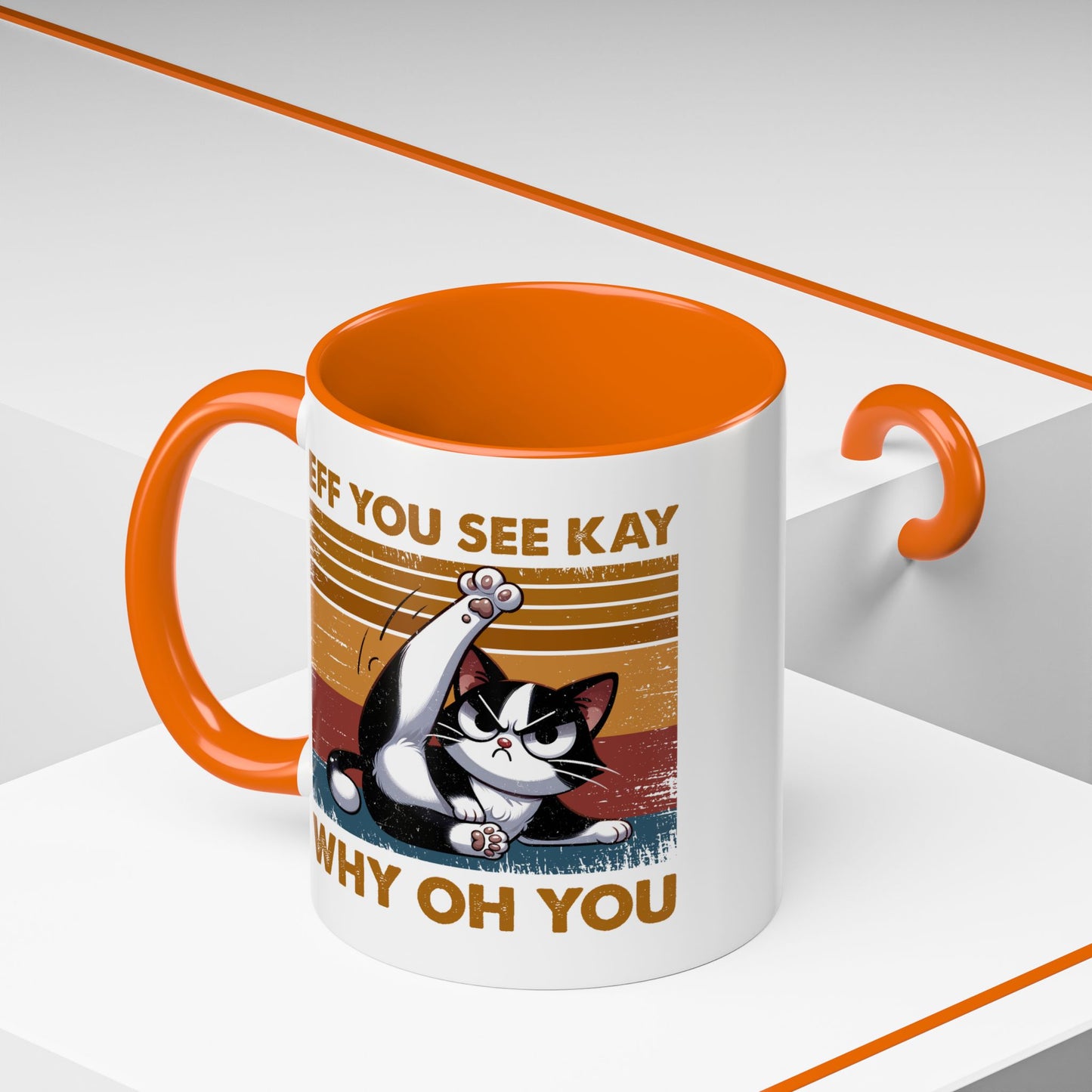 Adult Mug - Eff You See Kay Why Oh You Cat