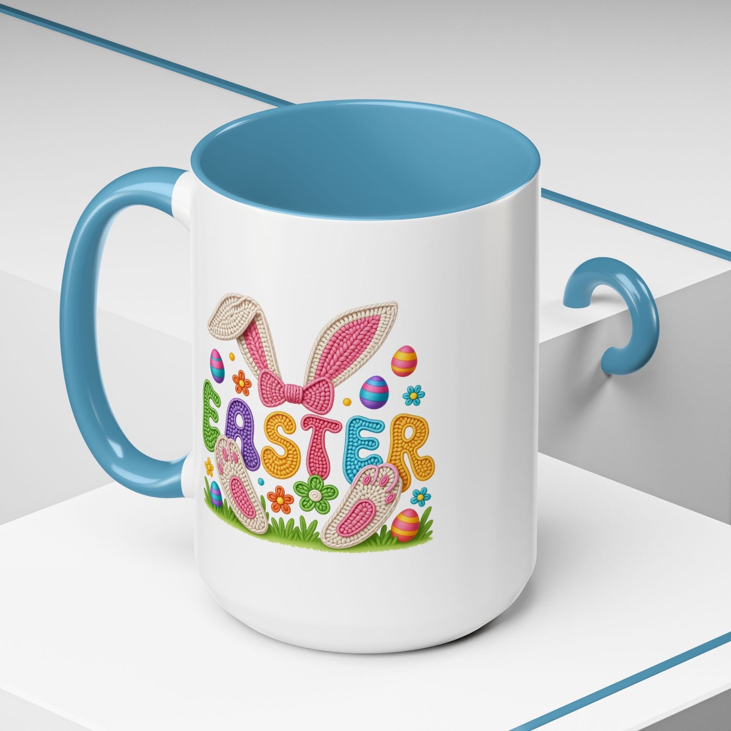 Easter Mug - Yarn Easter Bunny