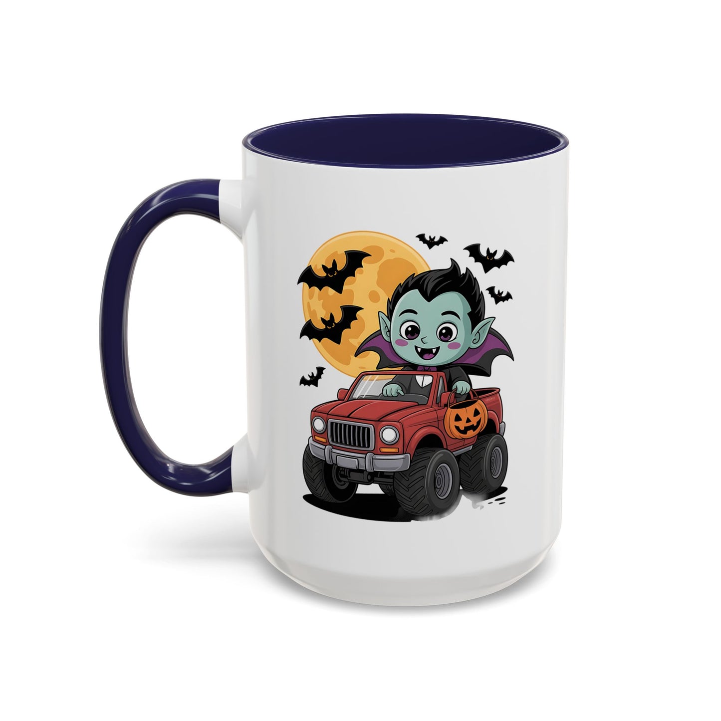 Halloween Mug - Driving Vampire