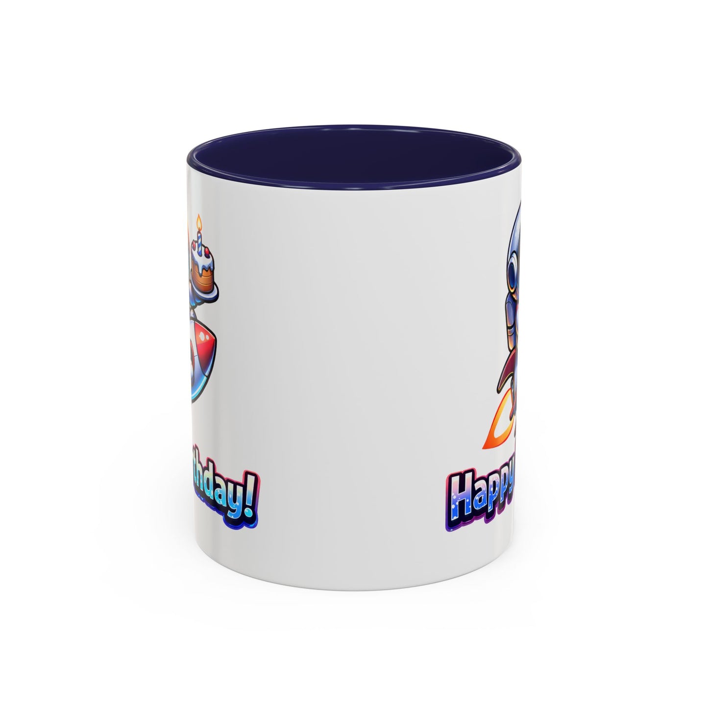 Birthday Mug - Astronaut Rocket