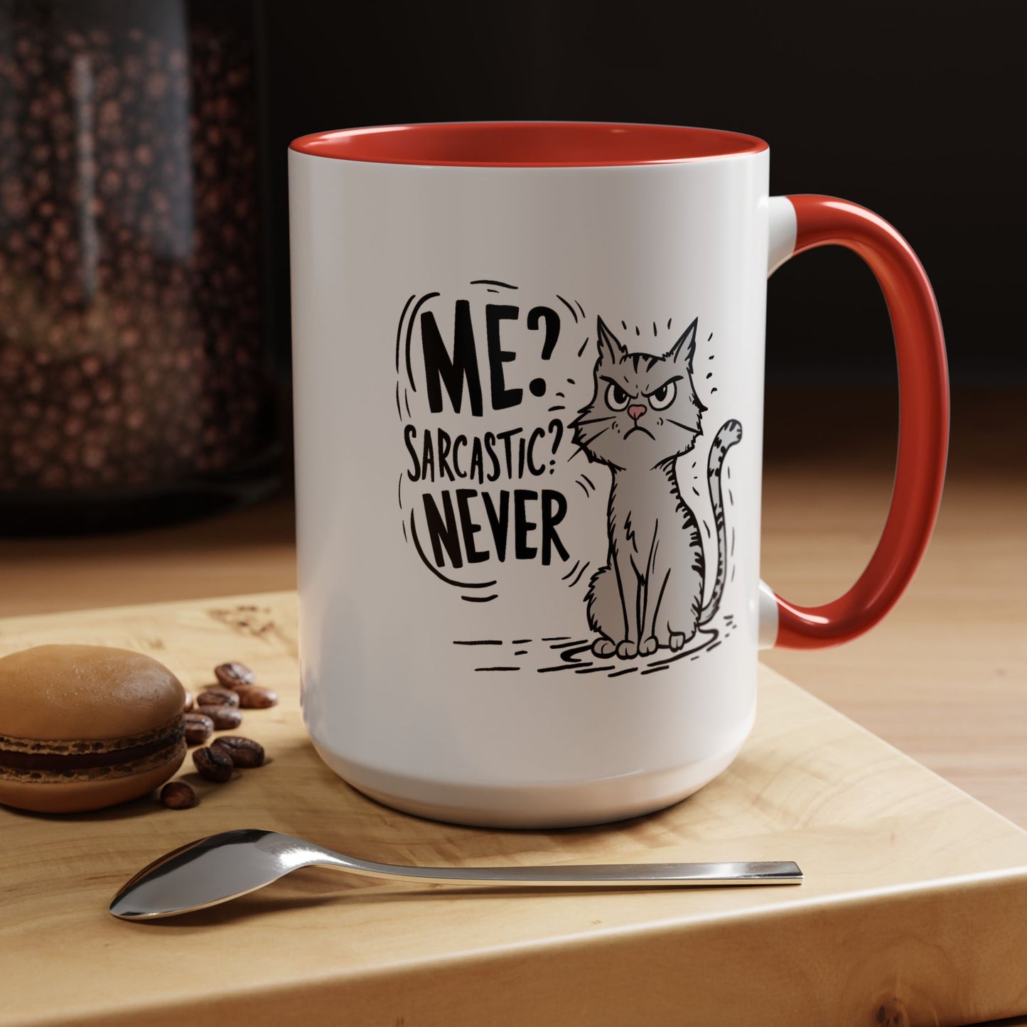 Animal Mug - Me? Sarcastic? Never