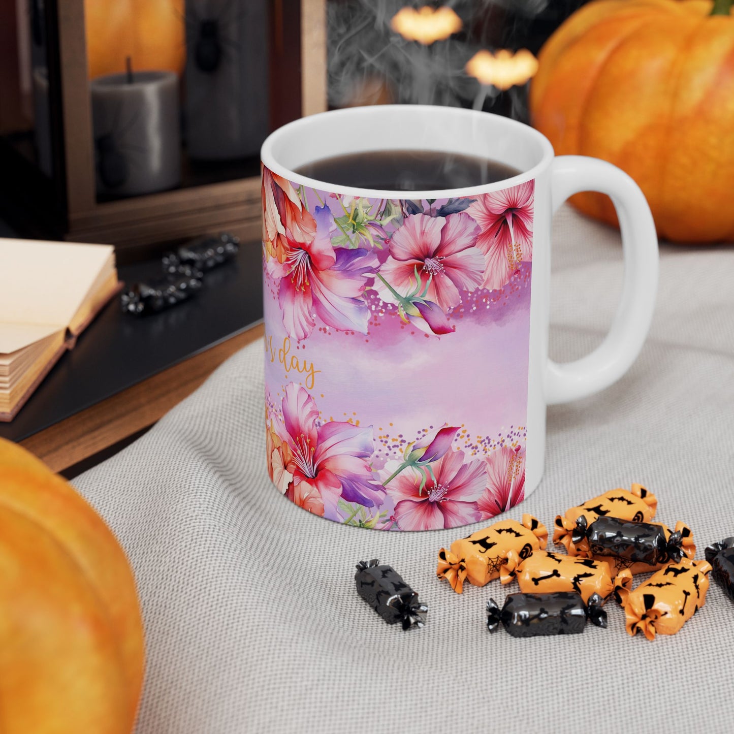 Mother's Day Mug - Happy Mother's Day Floral Design