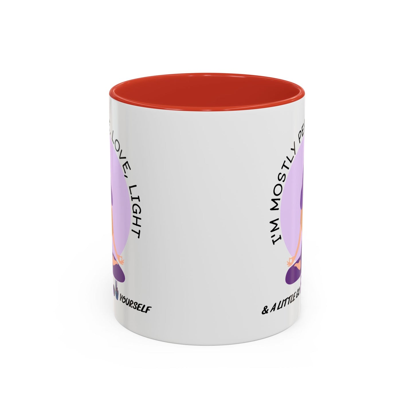 Adult Mug - I'm Mostly Peace, Love, Light