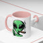 Adult Mug - Green Alien Fuck You Human