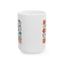 4th of July Mug - America Land of the Free Floral