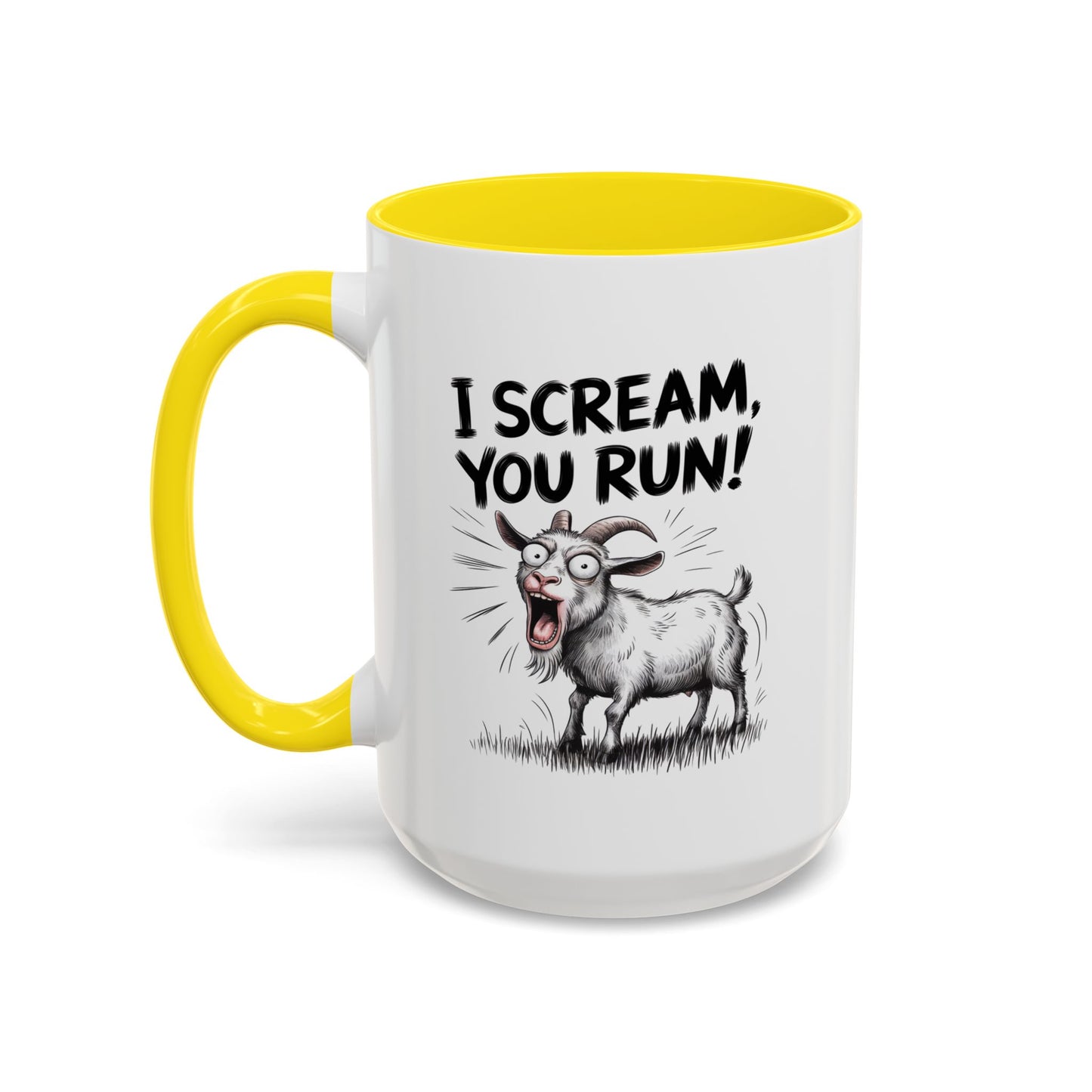 Humor Mug - I Scream, You Run