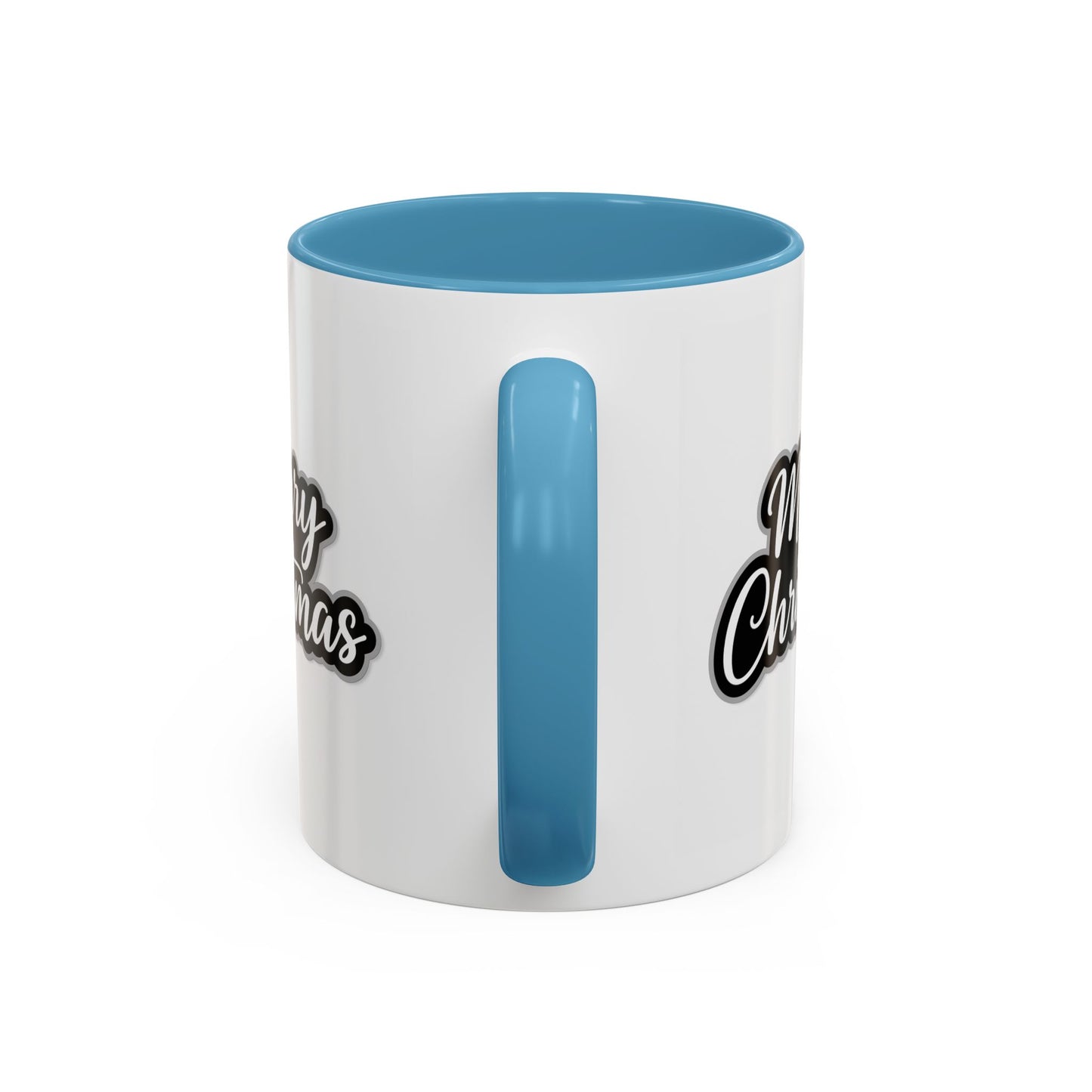 Christmas Mug - Merry Christmas White Black & Grey Text