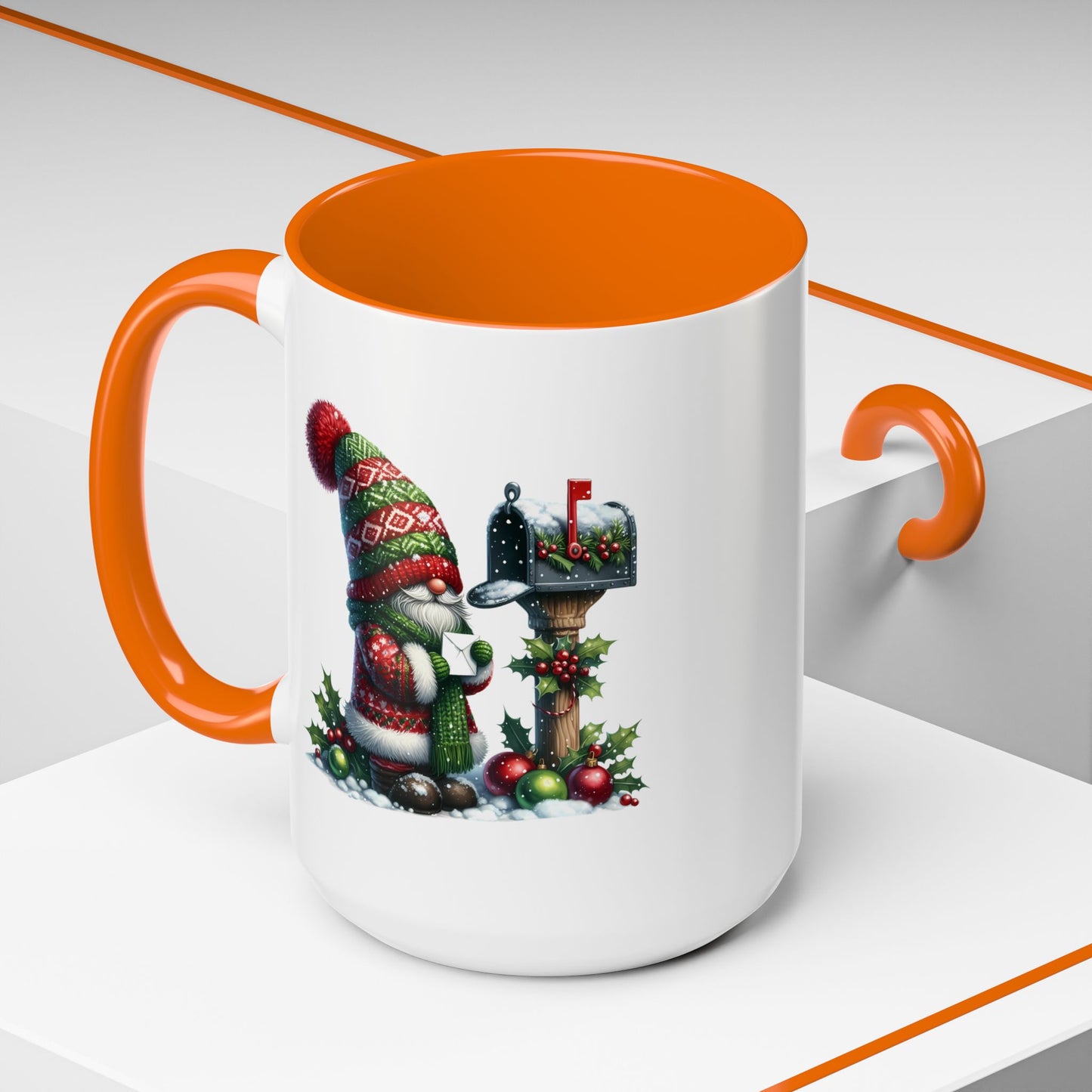 Christmas Mug - Gnome and Mail