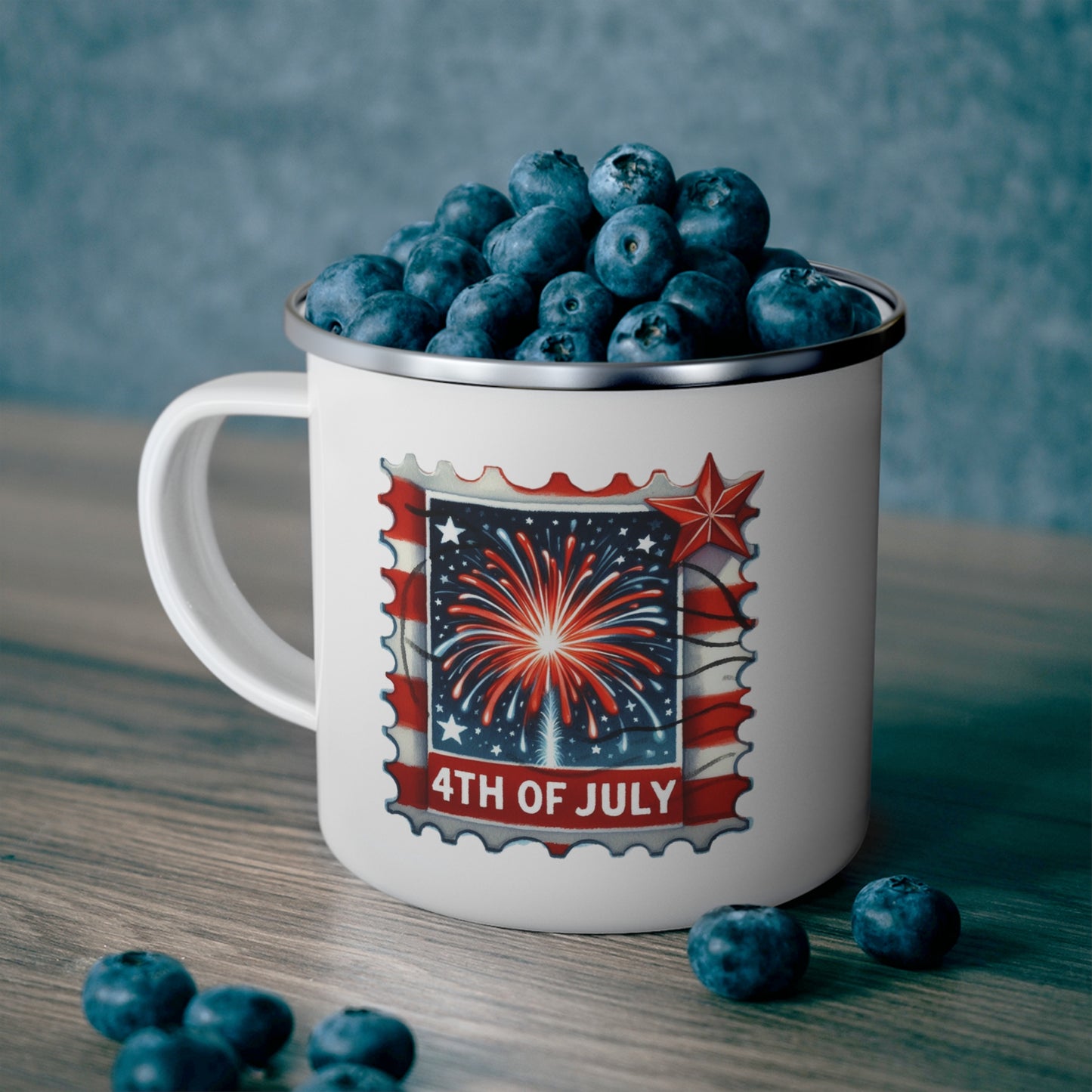 4th of July Mug - 4th of July Stamp
