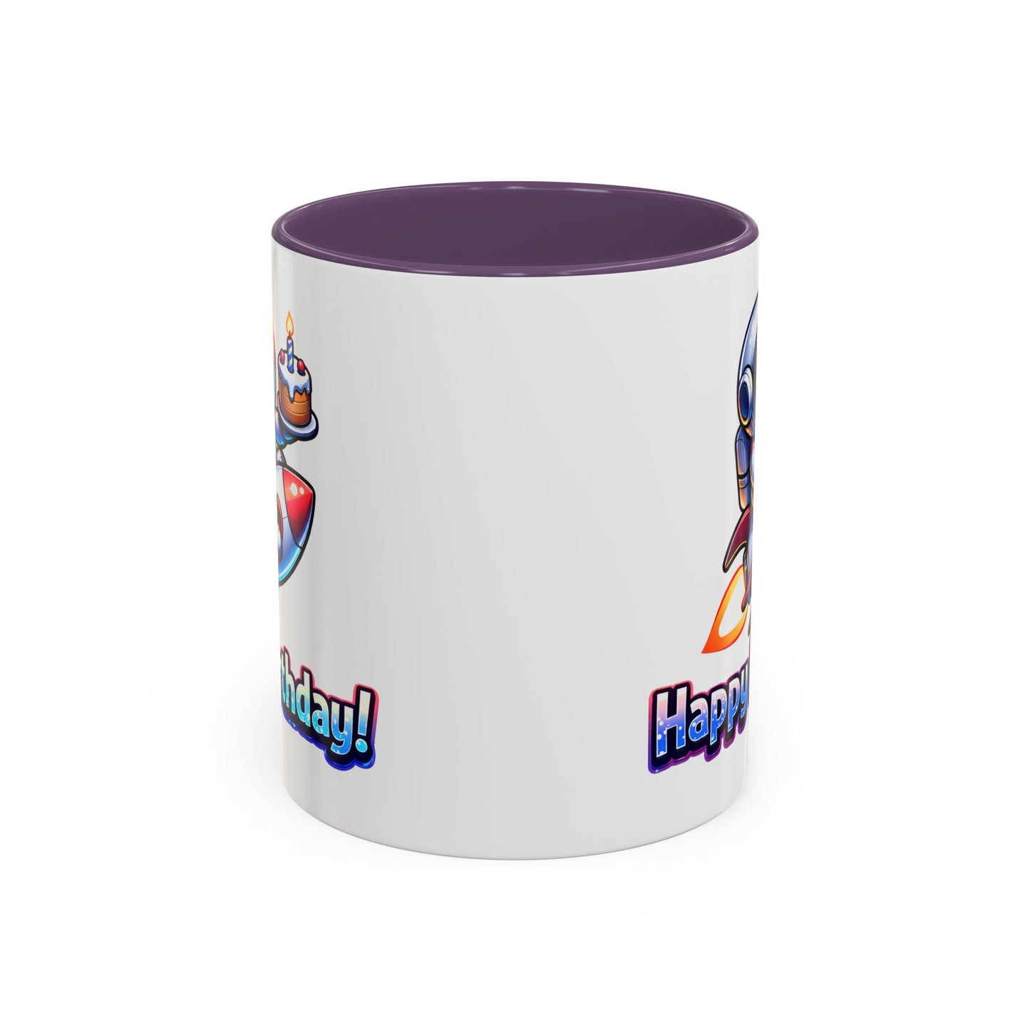 Birthday Mug - Astronaut Rocket