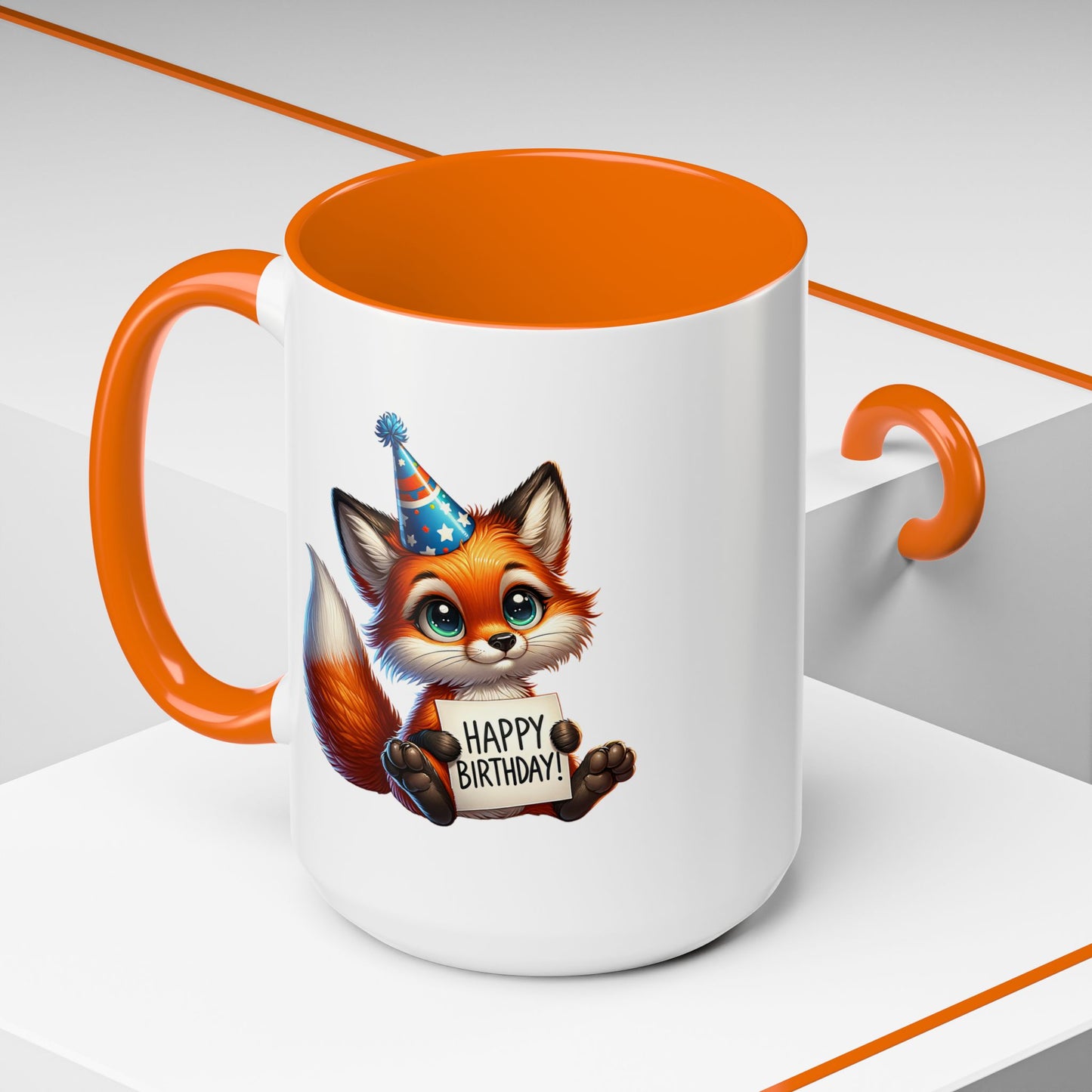 Birthday Mug - Fox Clipart