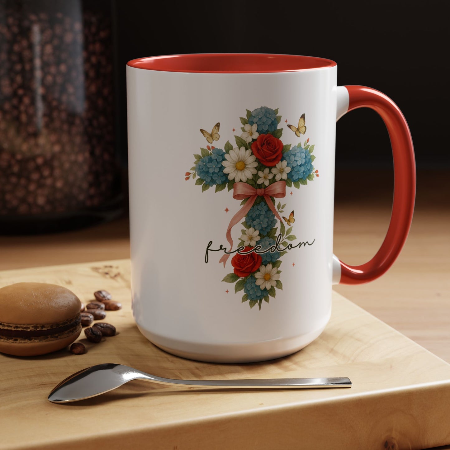 4th of July Mug - Freedom Cross