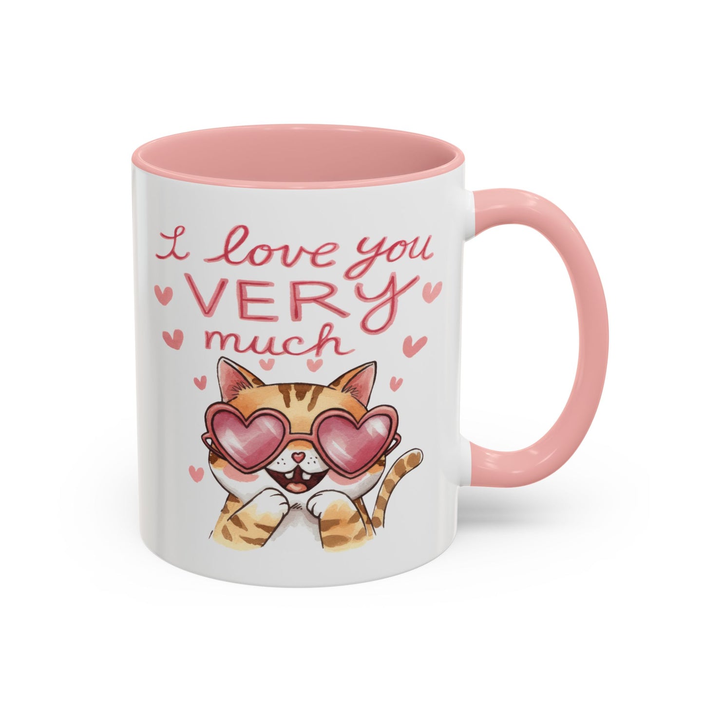 Anniversary Mug - I love You Very Much Cat