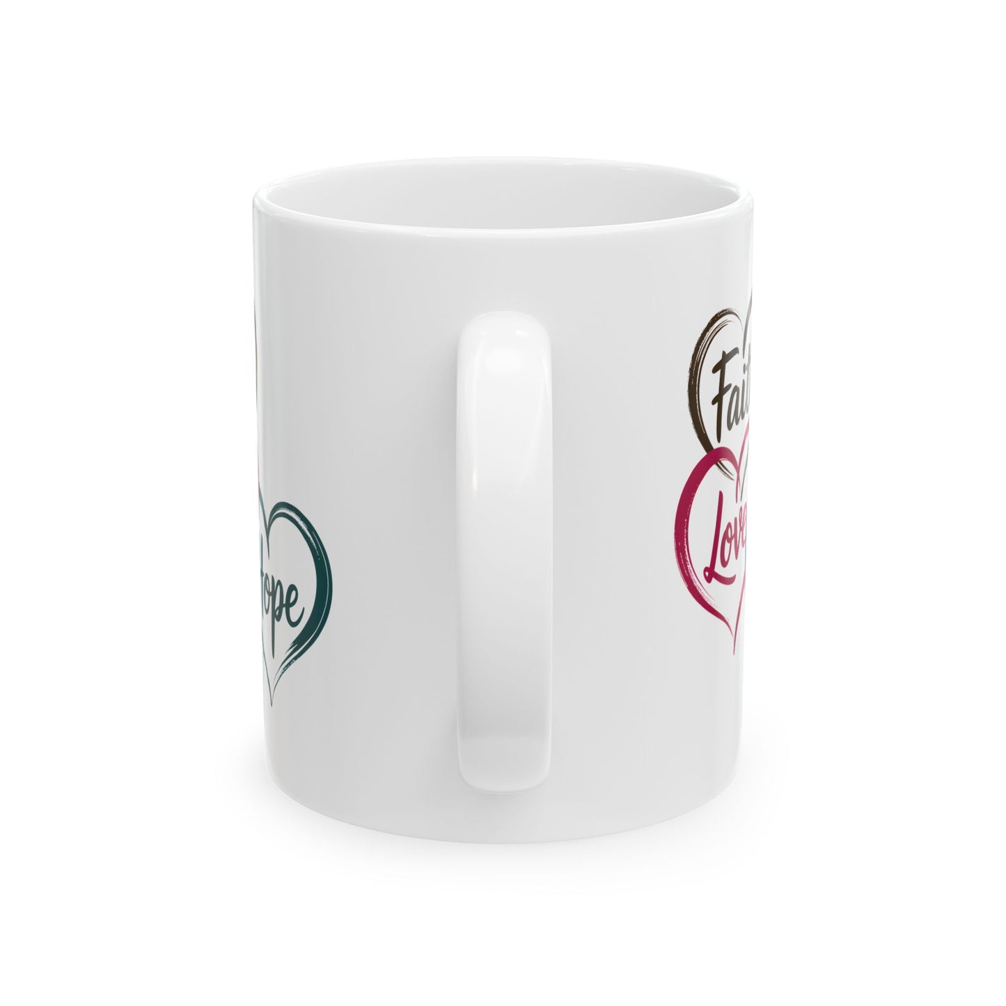 Religious Mug - Faith Love Hope