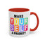 Wellness Mug - Make Yourself a Priority Colored Blocks