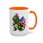 4th of July Mug - T Rex Dinosaur USA Flag