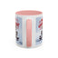 Christmas Mug - Merry Christmas Red Text Puppy Green Top 2