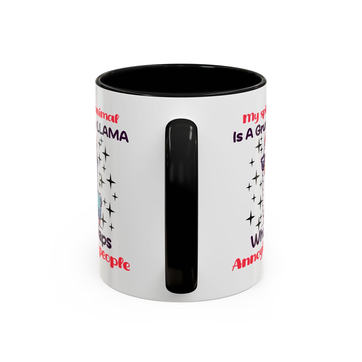 Humor Mug - My Spirit Animal is a Grumpy Llama