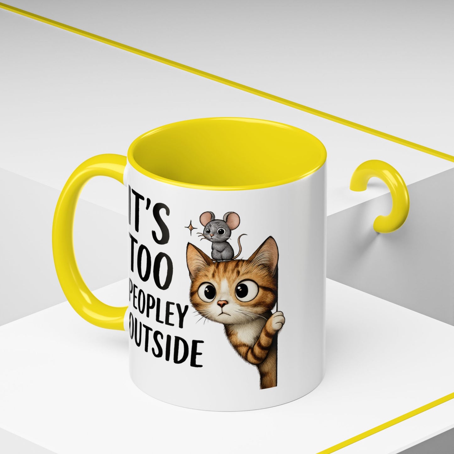 Animal Mug - It's Too Peopley Outside