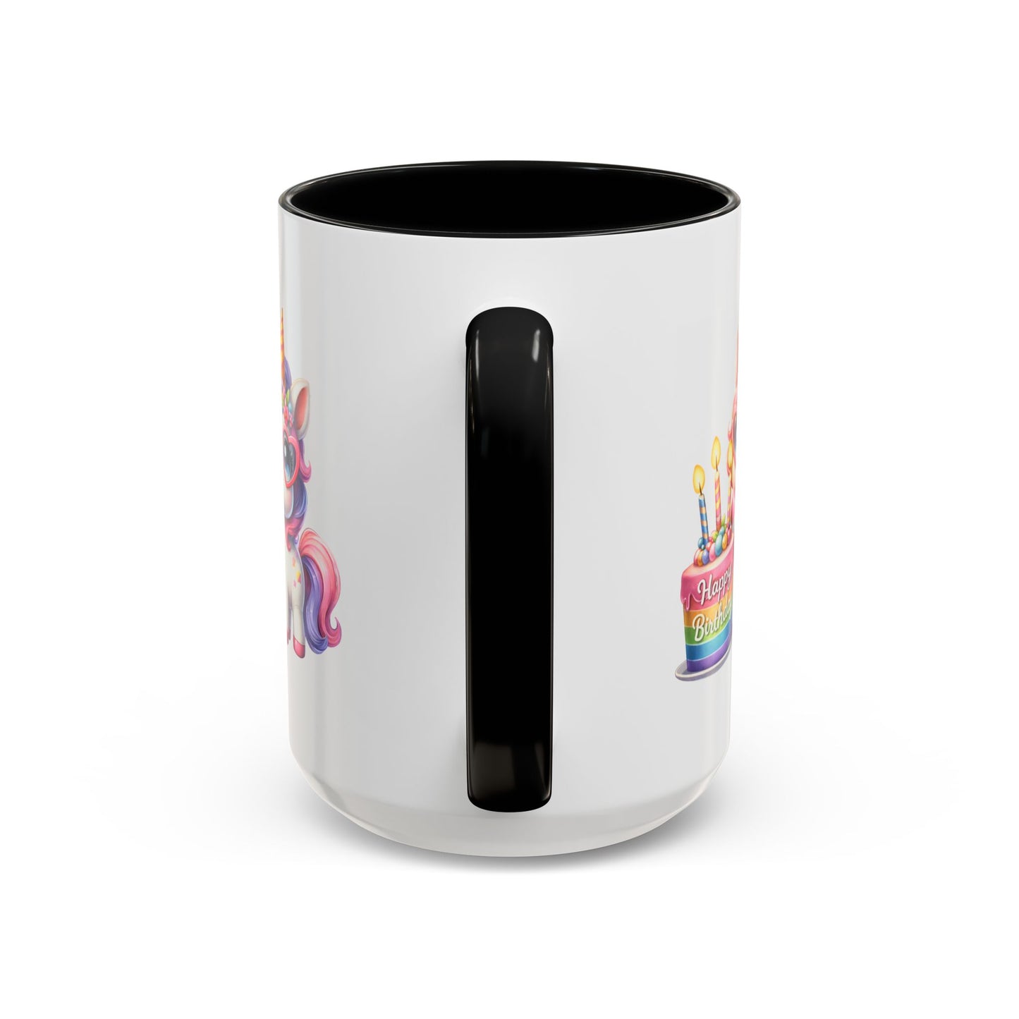 Birthday Mug - Unicorn Candles