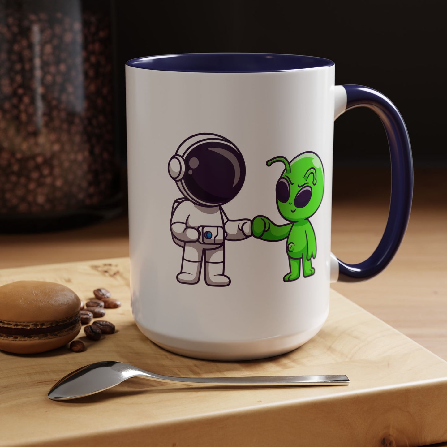 Alien Mug - Astronaut Alien Fist Pump