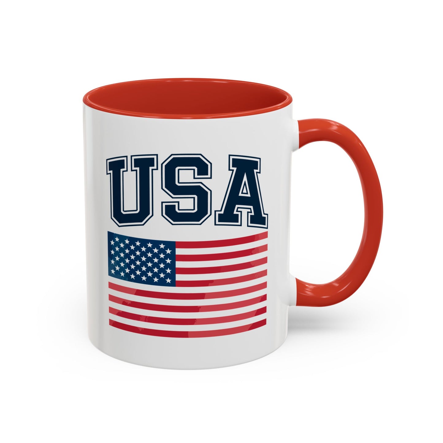 4th of July Mug - USA & Flag