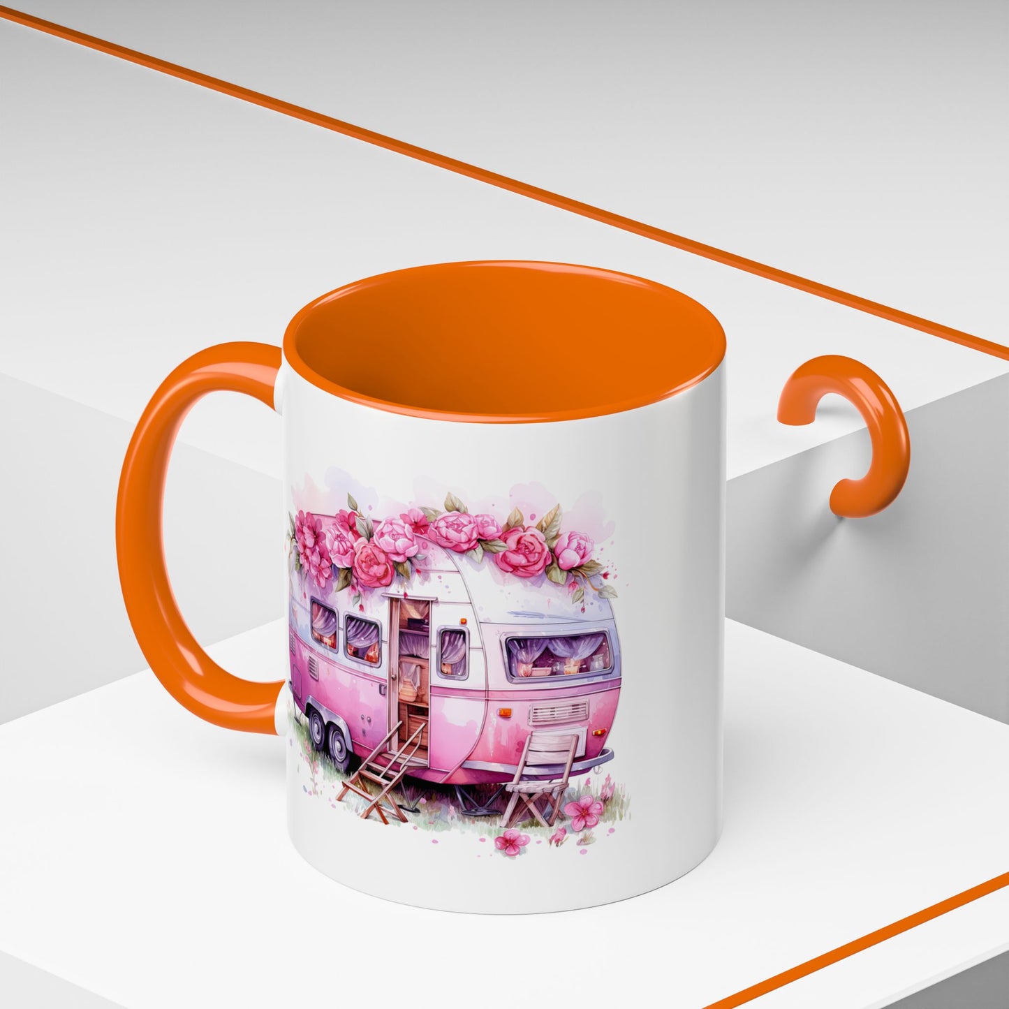 Adventure Mug - Pink Camper