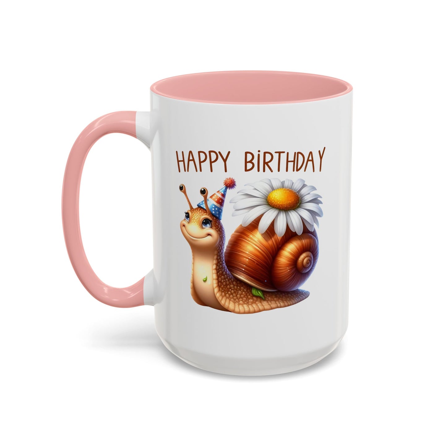 Birthday Mug - Snail Flower