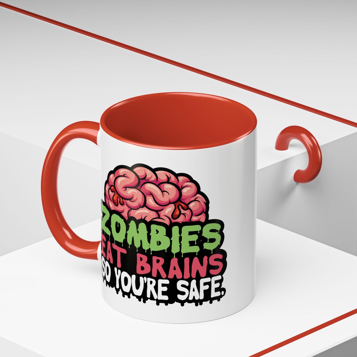 Humor Mug - Zombies Eat Brains