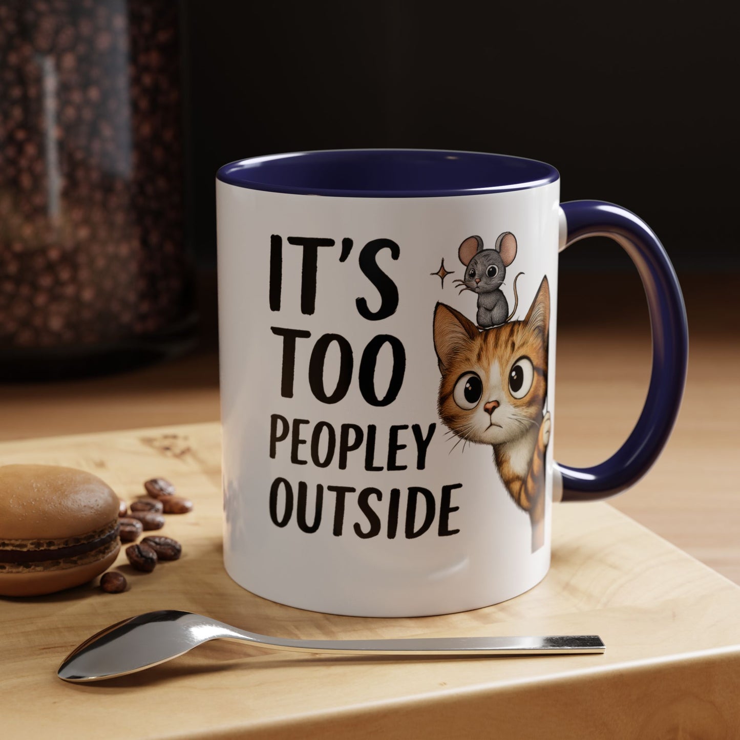 Animal Mug - It's Too Peopley Outside
