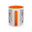 Christmas Mug - Merry Christmas Red Text Puppy Red Top