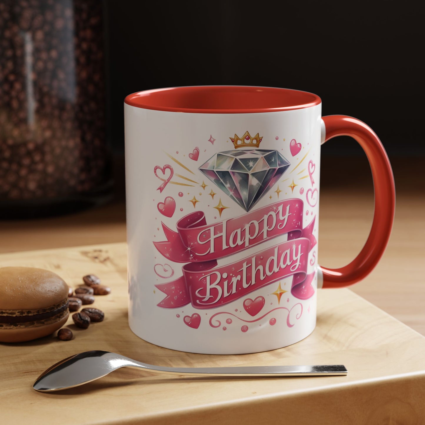 Birthday Mug - Diamond Crown