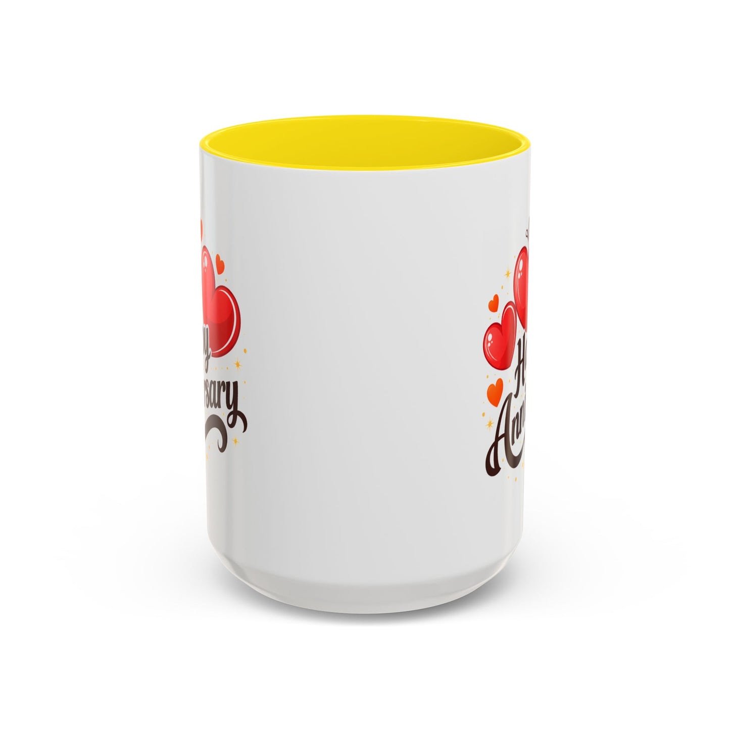 Anniversary Mug - Happy Anniversary Hearts