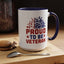 4th of July Mug - Proud to Be a Veteran Sunflower