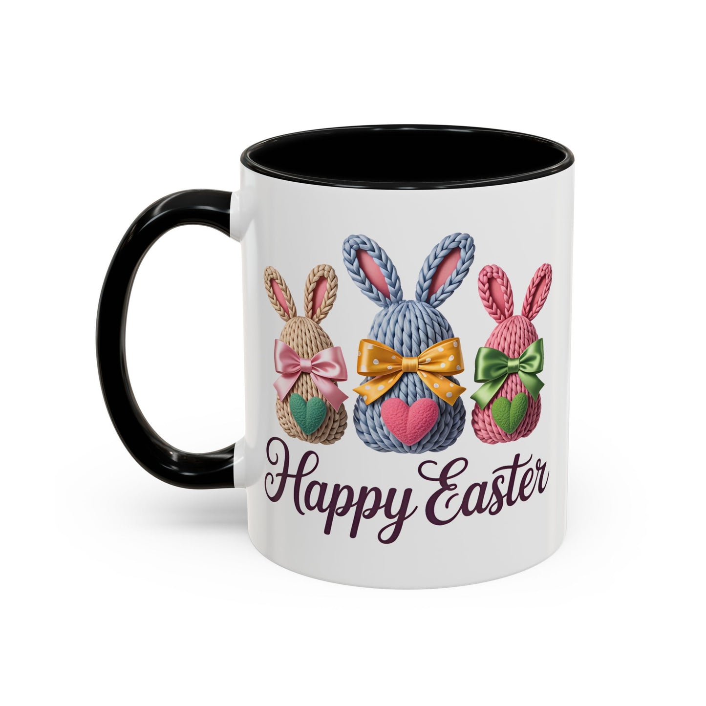 Easter Mug - Yarn Bunnies