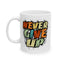 Motivation Mug - Never Give Up Spray paint