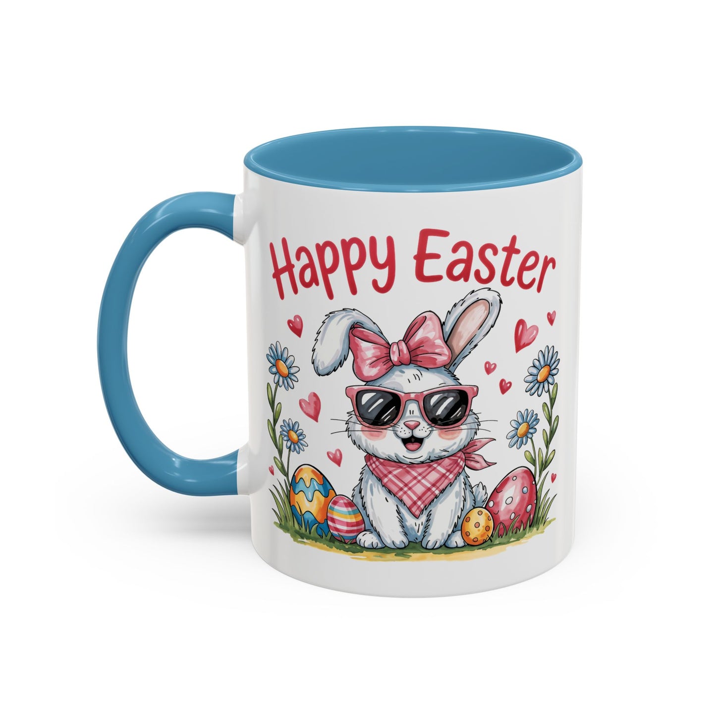 Easter Mug - Happy Easter Cool Bunny