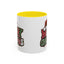 Christmas Mug - Merry Christmas Red Green & White Graffiti Hat