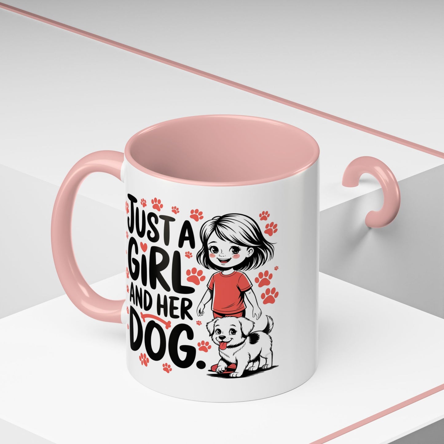 Animal Mug - Just a Girl and Her Dog