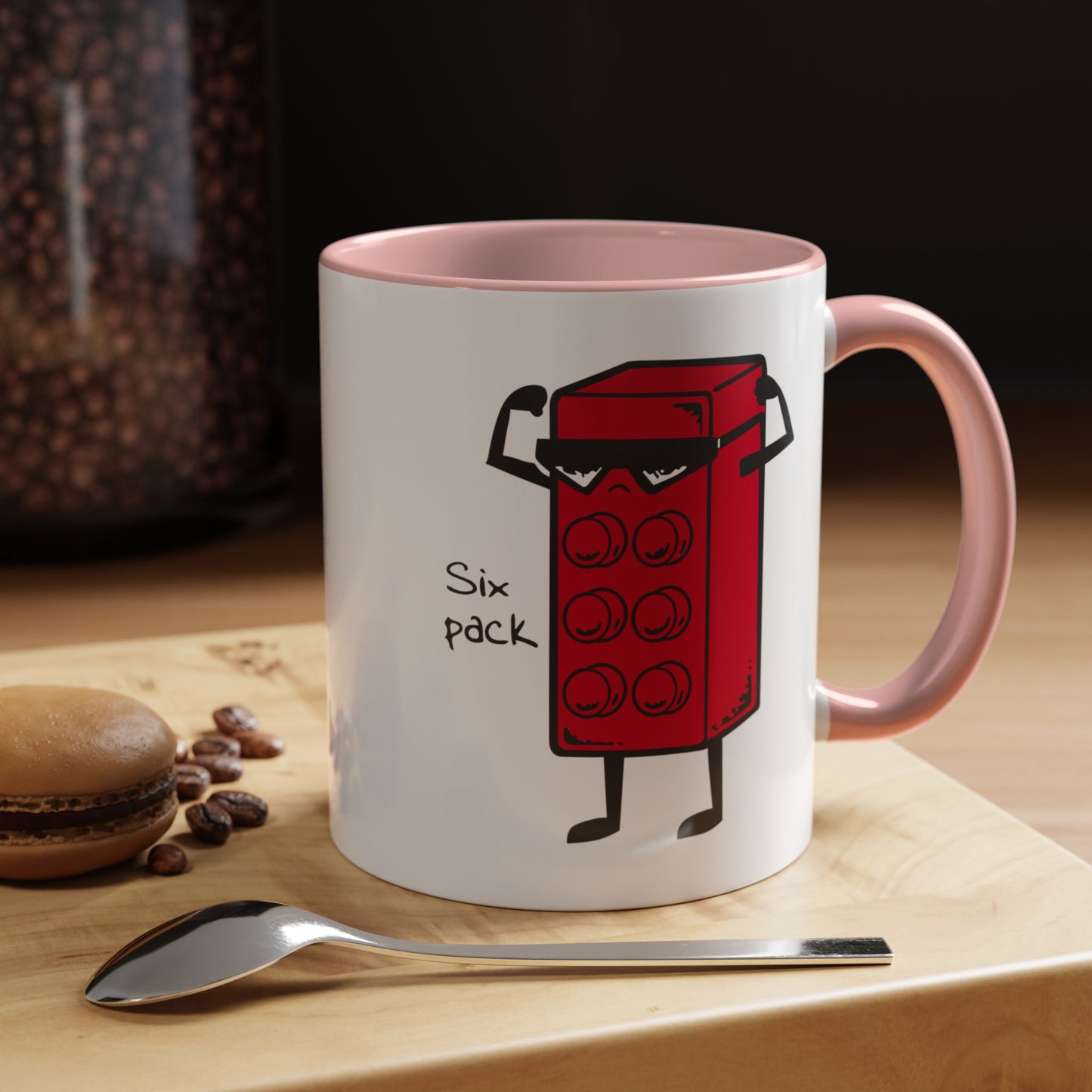 Humor Mug - Six Pack Lego Block