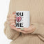Anniversary Mug - You and Me Pink Heart
