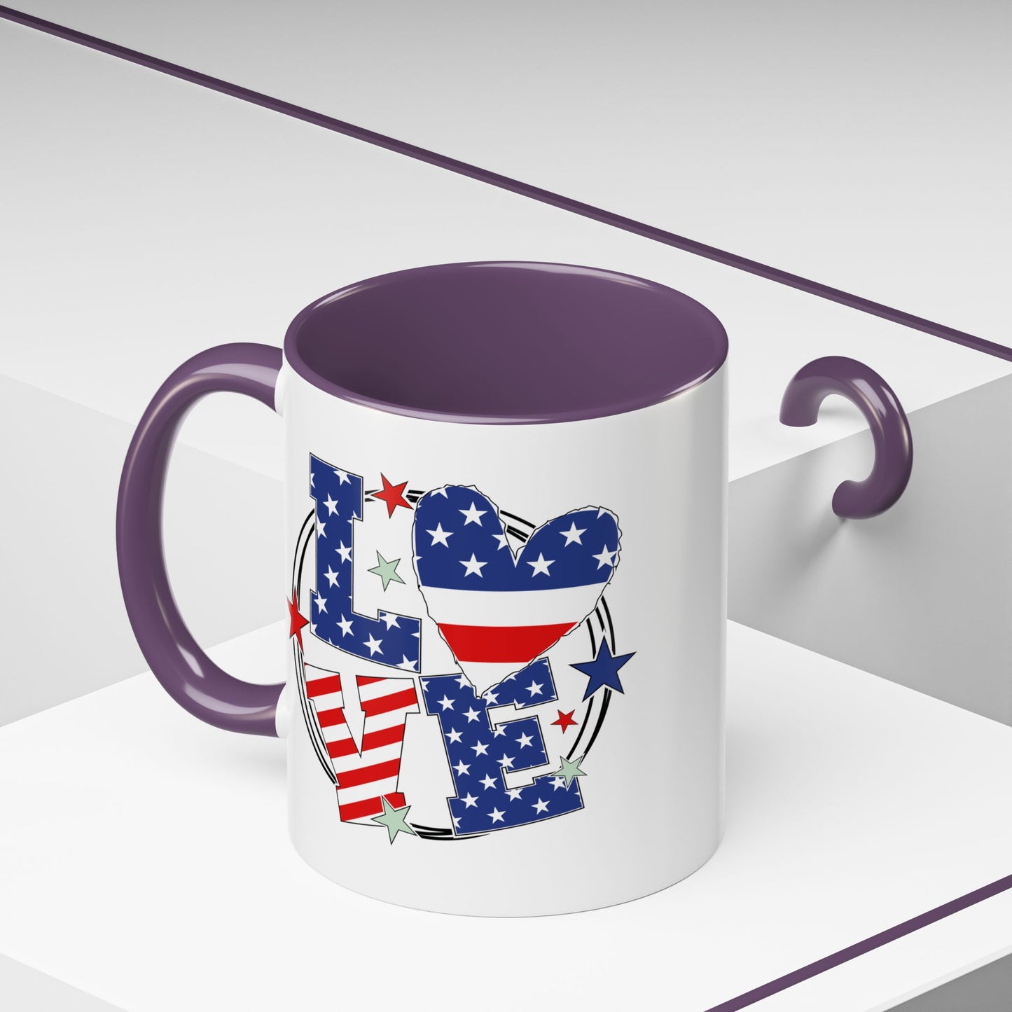 4th of July Mug - Love 4th of July