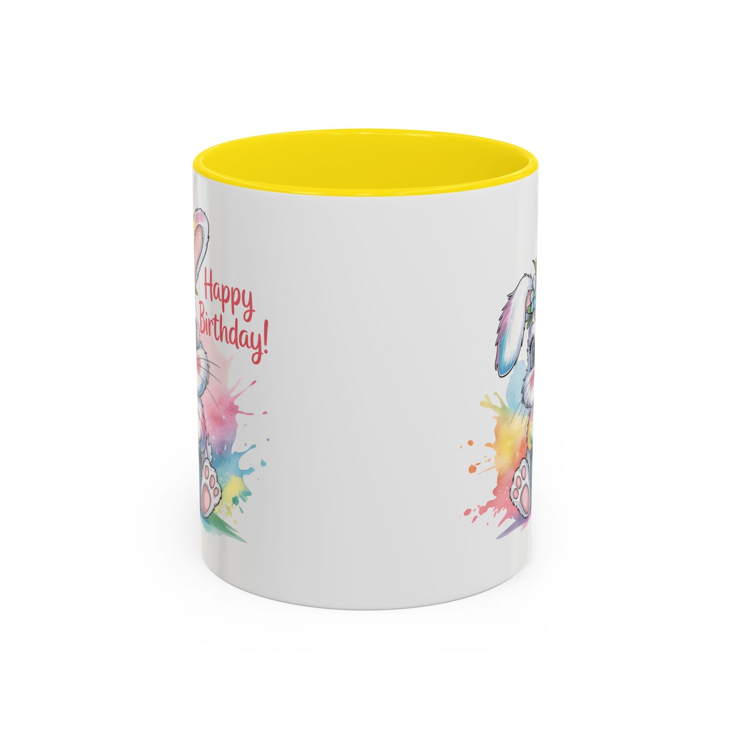 Birthday Mug - Happy Birthday Cute Bunny