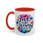 Wellness Mug - Love More Worry Less Circle