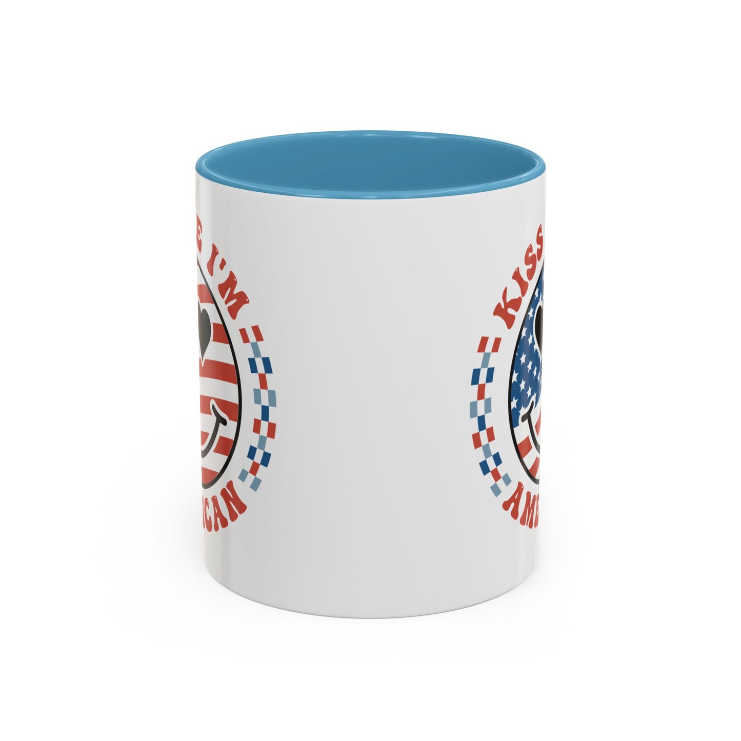 4th of July Mug - Kiss Me I'm American