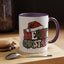 Christmas Mug - Merry Christmas Red Green & White Graffiti Hat