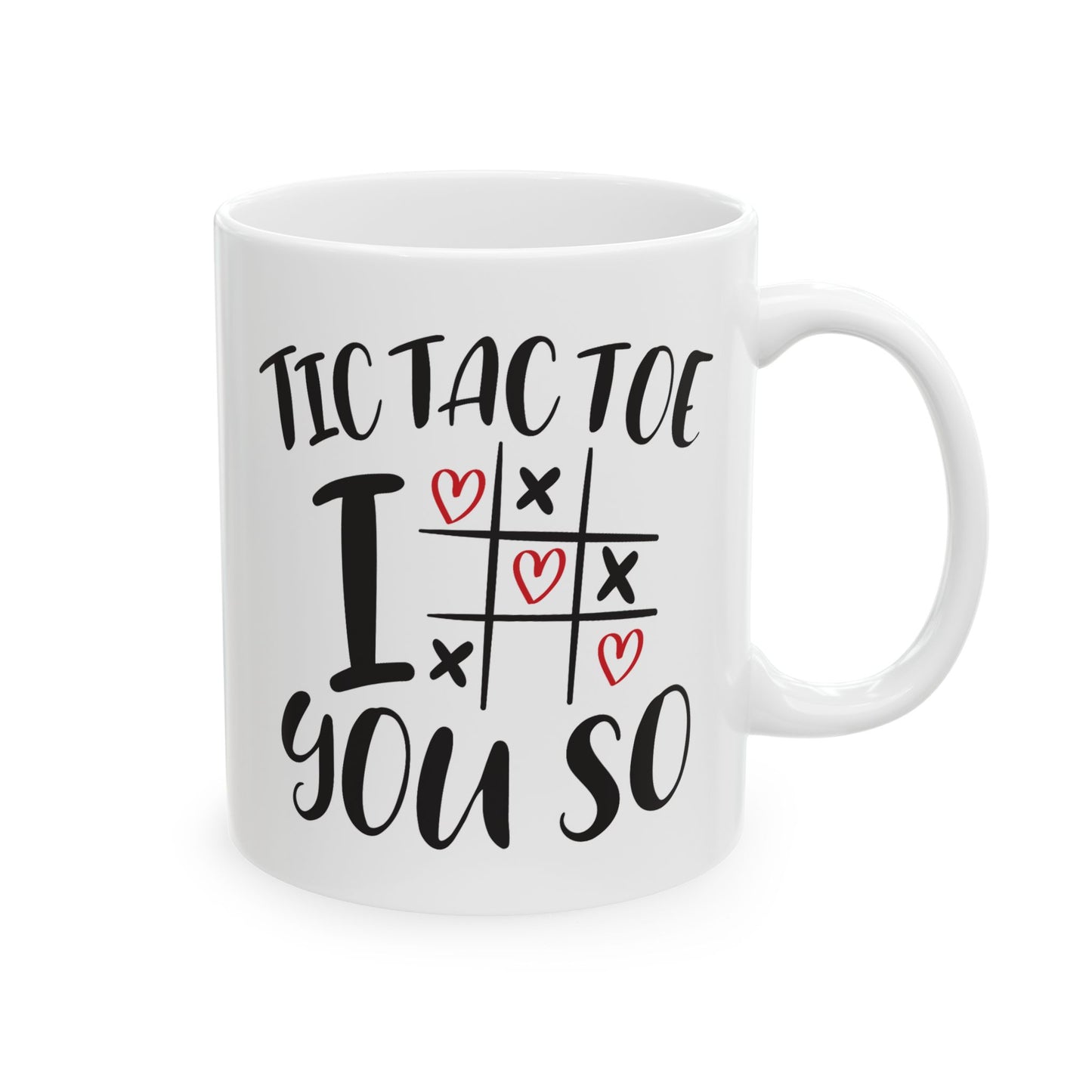 Valentine's Day Mug - Tic Tac Toe